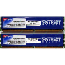 Память 1Gb (2x512Mb) DDR2 Patriot PSD251253381H pc4200 533MHz (Сходня)